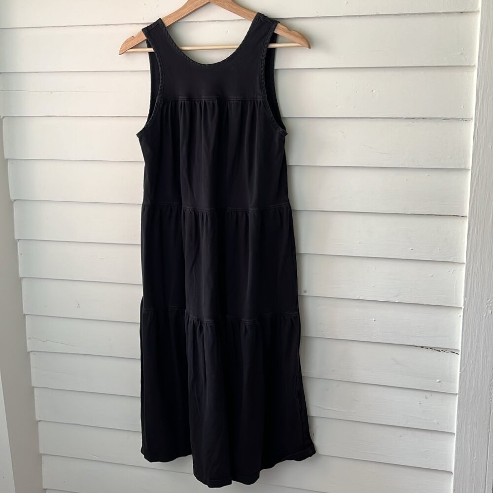 Everlane Weekend Tiered Dress - Black Small